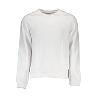 Guess Jeans White Cotton Unisex Sweatshirt