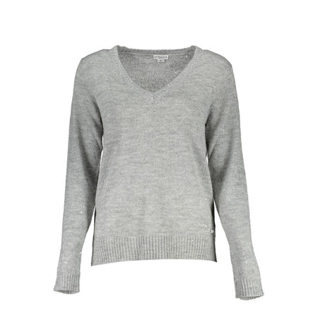 U.S. POLO ASSN. Silver Wool Women Sweater