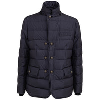 Dolce & Gabbana Blue Polyester Jackets & Coat
