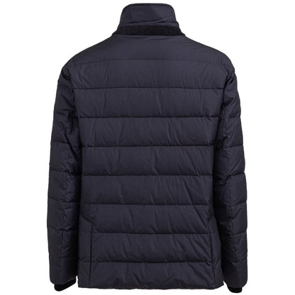 Dolce & Gabbana Blue Polyester Jackets & Coat