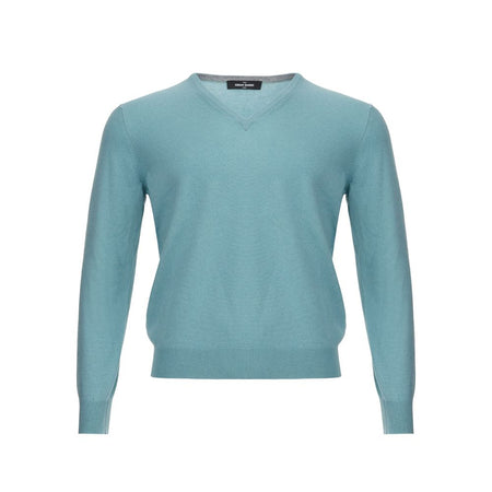 Gran Sasso Turquoise Cashmere Sweater Elegance