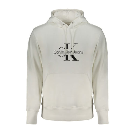 Calvin Klein White Cotton Men Sweater