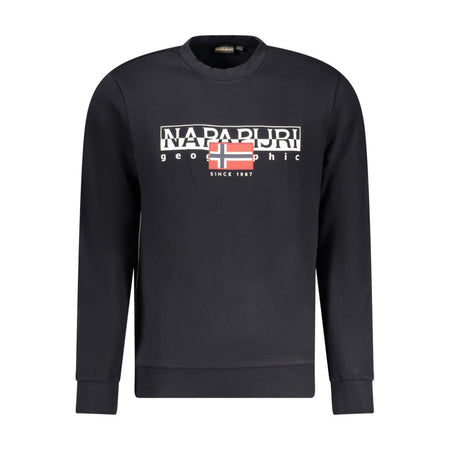 Napapijri Black Cotton Sweater