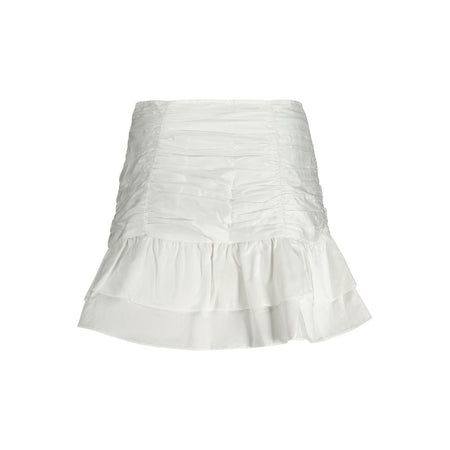 Guess Jeans White Cotton Women Skirt