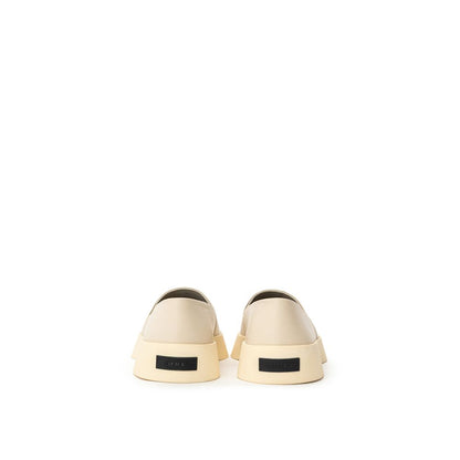Fear Of God Gray Leather Slip-On Loafer