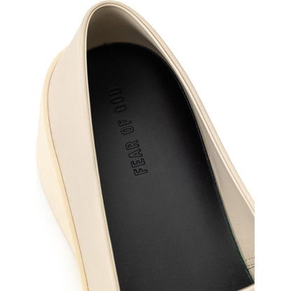 Fear Of God Gray Leather Slip-On Loafer