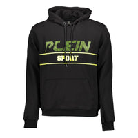 Plein Sport Black Cotton Men's Hooded Sweater