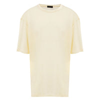 Corneliani Yellow Linen T-Shirt