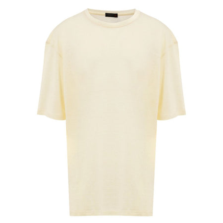 Corneliani Yellow Linen T-Shirt