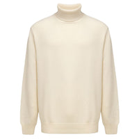Cruciani White Cashmere Turtleneck