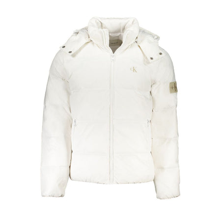 Calvin Klein White Polyamide Men Jacket