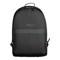 Tommy Hilfiger Black Polyester Backpack