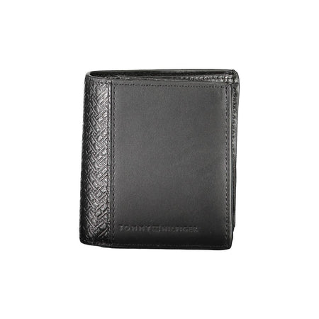 Tommy Hilfiger Black Leather Men Wallet