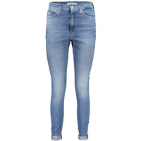 Tommy Hilfiger Blue Cotton Women Jeans