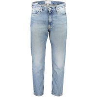 Calvin Klein Light Blue Cotton Men Jeans