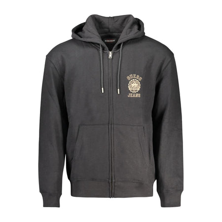 Guess Jeans Black Cotton Men Sweater