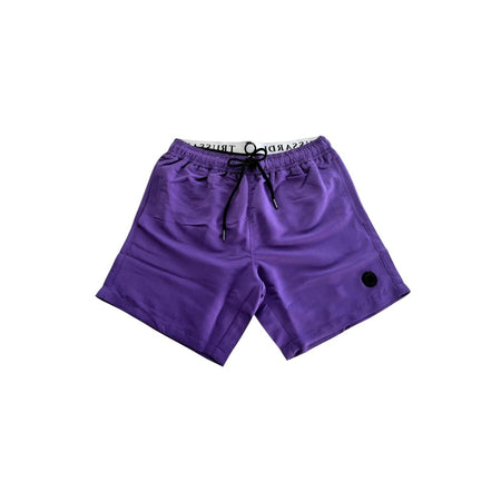 Trussardi Beachwear Purple Polyester Men's Swim Short