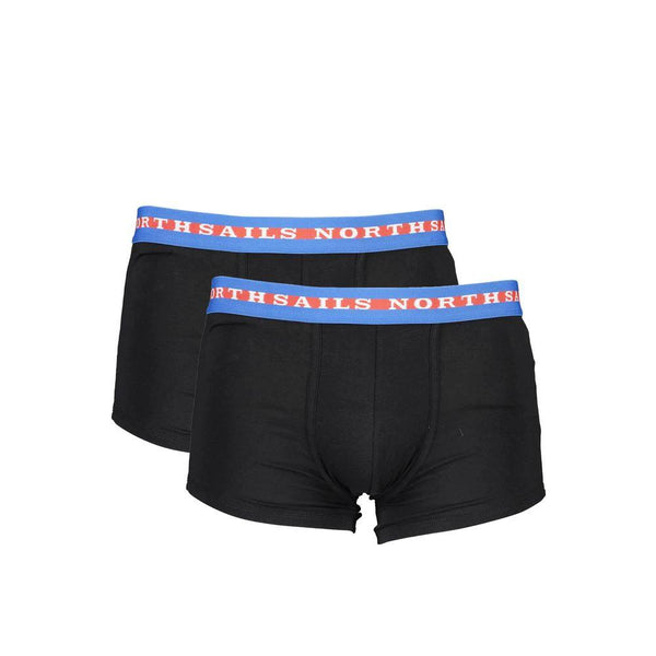 North Sails Black Cotton Men's Boxer Brief by North Sails