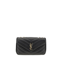 Saint Laurent Black Calf Leather Bos Taurus Shoulder Bag