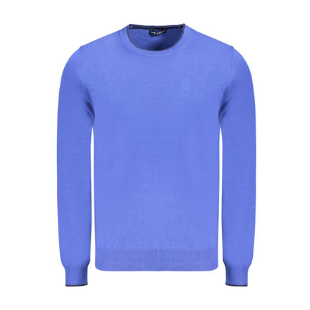 North Sails Blue Cotton Men Sweater