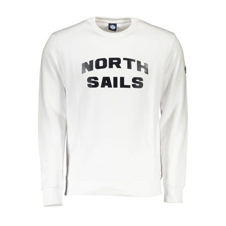 North Sails White Cotton Men's Sweater
