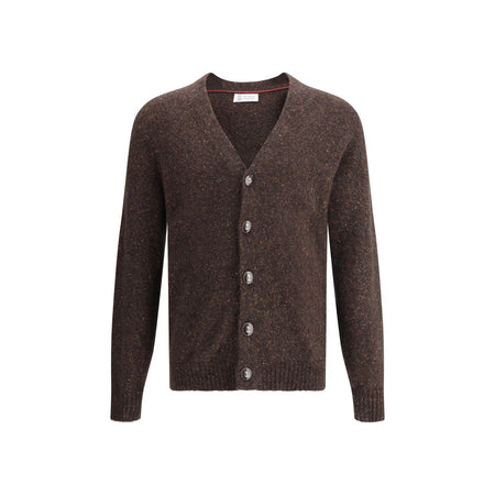 Brunello Cucinelli Brown Alpaca Vicugna Pacos Cardigan