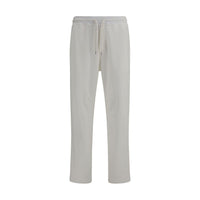 Brunello Cucinelli White Cotton Joggers (Workout Pants)
