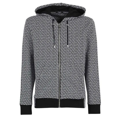 Balmain Black Cotton Sweater