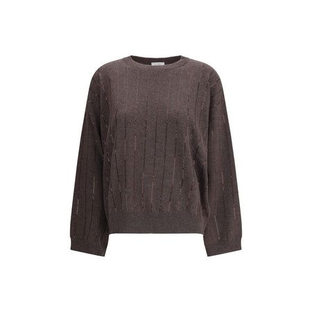 Brunello Cucinelli Brown Cashmere Cashmere Sweater
