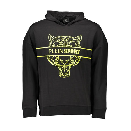 Plein Sport Black Cotton Men Sweater