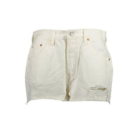 Levi's White Cotton Women's Shorts by Levi's