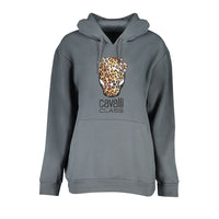 Cavalli Class Gray Cotton Women Sweater