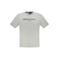 North Sails Brown Cotton Men T-Shirt