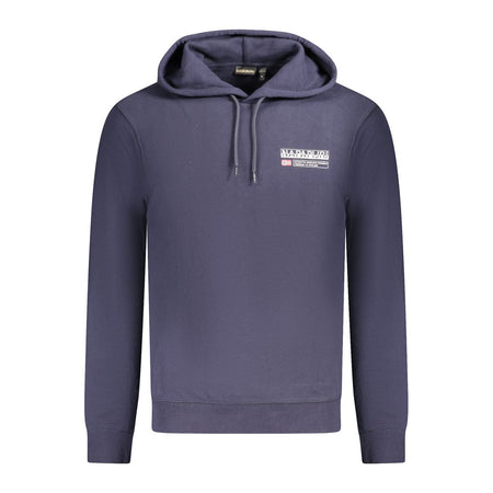 Napapijri Blue Cotton Men Sweater