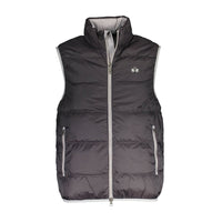 La Martina Black Polyamide Sleveless Jacket