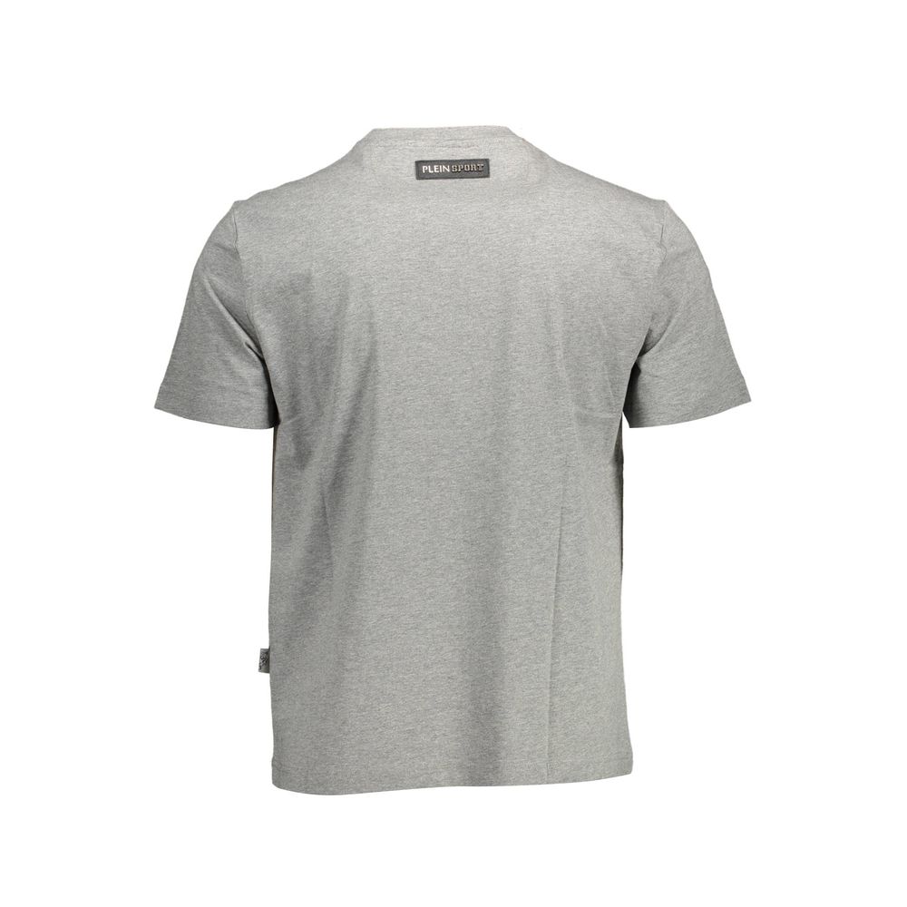 Plein Sport Brown Cotton Men T-Shirt