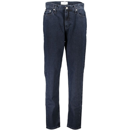 Calvin Klein Blue Recycled Cotton Women Jeans