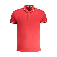 Cavalli Class Red Cotton Men Polo Shirt by Cavalli Class