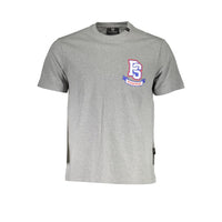 Plein Sport Gray Cotton T-Shirt