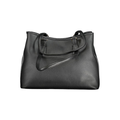 Mario Valentino Black Polyethylene Women Handbag