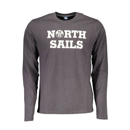 North Sails Brown Cotton Men T-Shirt