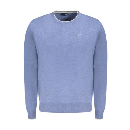 North Sails Blue Cotton Men Sweater