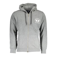 La Martina Gray Cotton Sweatshirt