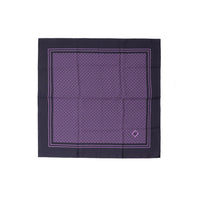 Dolce & Gabbana Purple Silk Pocket Square