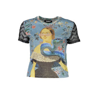 Desigual Blue Polyester Women T-Shirt