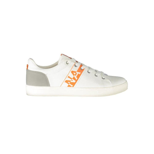 Napapijri White Polyurethane Men Sneaker by Napapijri