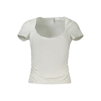 Guess Jeans White Spandex Women T-Shirt