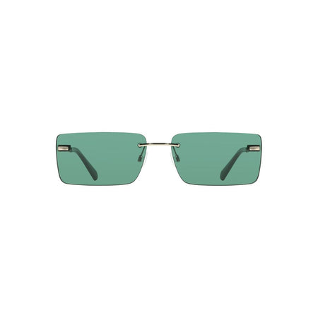 Calvin Klein Green Metal Women Sunglass