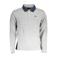 La Martina Brown Cotton Men Polo Shirt