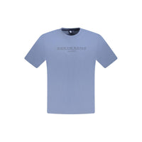 North Sails Blue Cotton Men T-Shirt